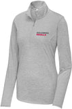 Sport Tek ® Ladies PosiCharge ® Tri Blend Wicking 1/4 Zip Pullover (3 Colors Available)