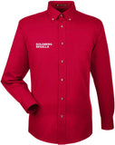 Harriton Men's Easy Blend™ Long Sleeve Twill Shirt with Stain Release (3 Colors Available)